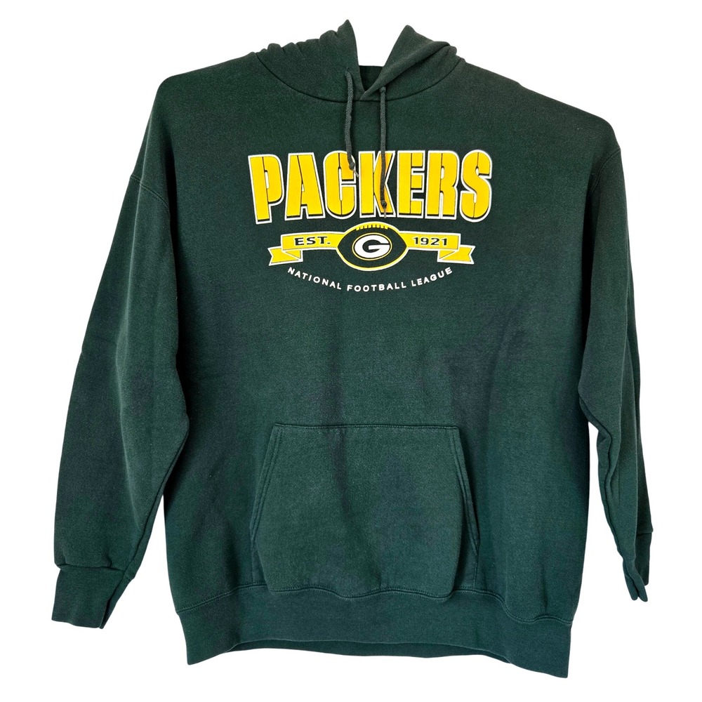 NFL Green Bay Packers Hoodie Sweatshirt Mens XL Football Pullover‎ Licensed